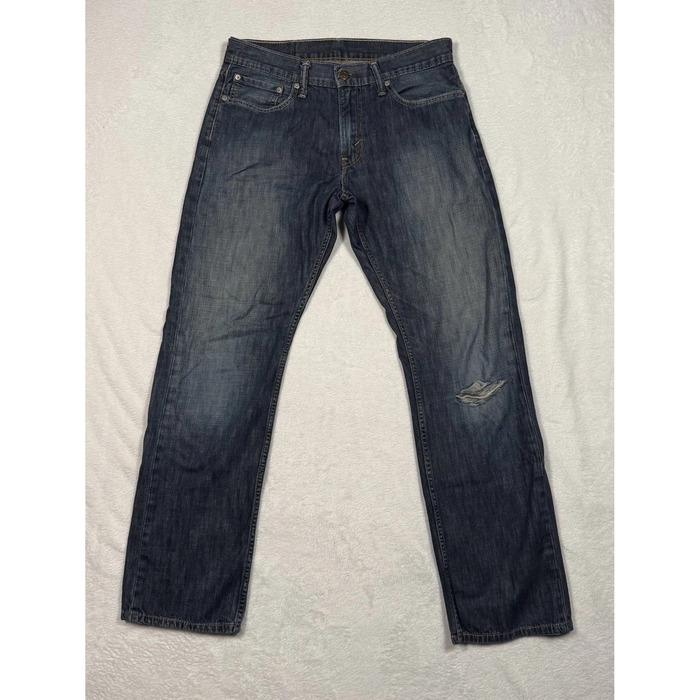 Levis 514 Jeans Mens 32x32(31) Straight Leg‎ Dark Wash Denim Workwear